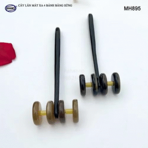 Cây lăn 4 bánh mát xa bằng sừng - lăn mặt giúp làm mịn da & lưu thông khí huyết HAHANCO - MH895