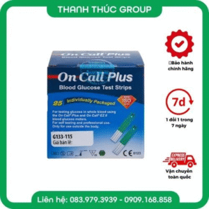 [Hộp 25 Que ] Que Thử Đường Huyết On Call Plus